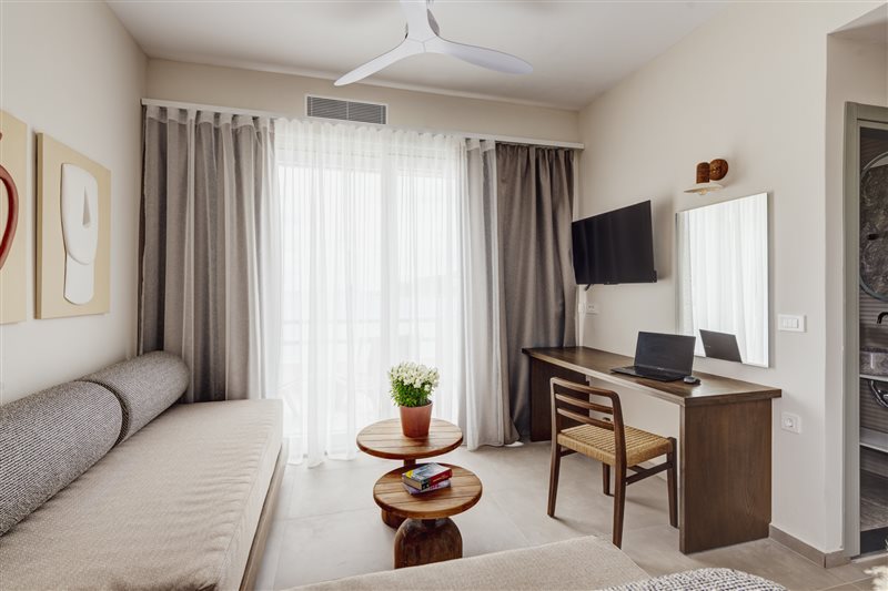 Two-Bedroom Family Suite with Sea & Garden View at Armia Experience Hotel, Vári, Sýros